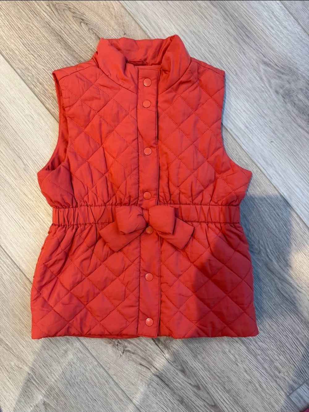 Janie and Jack Orange Vest Size 4-5
